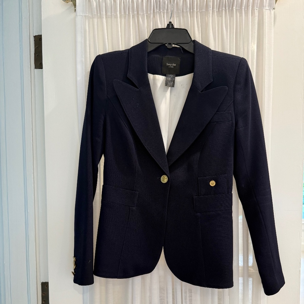 Smythe Navy Duchess Blazer